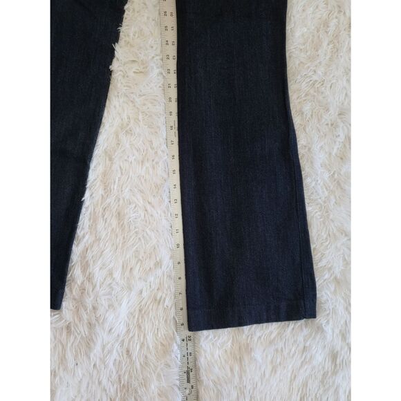 QL2 Quelledue Perkins Boot Cut Jeans Women's EU42 US6 Dark Wash Original $540 - Picture 8 of 10